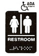 [ SIGN,RESTROOM(MEN/WOMAN, 6X9) ]