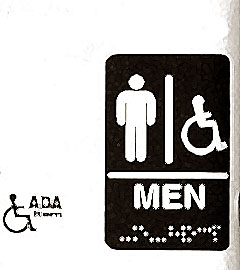 [ SIGN, RESTROOM(MEN,WHEELCHAIR) ]