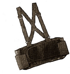 [ BELT,BACK SUPPORT(X-LARGE,BLK) ]