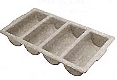 [ TRAY, CUTLERY (4 COMPARTMENT)  ]