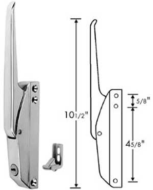 [ LATCH (W/STRIKE/LK) - HWR-0102 ]