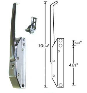 [ LATCH (W/STRIKE/LK) - HWR-0104 ]