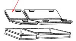 [ LID, CABINET (SMALL) - HWR-310 ]