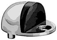 [ STOP, DOOR (FLOOR MOUNT, ALUM) ]