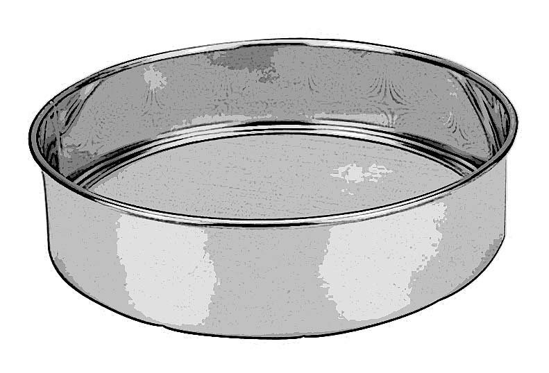 [ SIEVE (ROUND, 12 DIA, S/S) - K ]