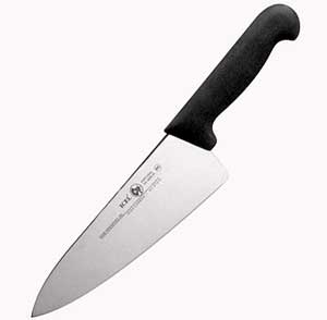 [ KNIFE, 8 COOK (BLK PLST HDL) - ]
