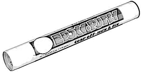 [ EPOXY PUTTY (4 OZ TUBE) - TOL- ]
