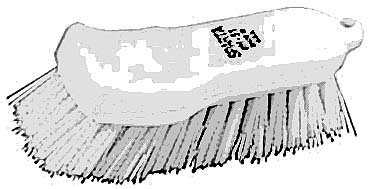 [ BRUSH, SCRUB (6, NYLON) - TOL- ]