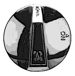 [ KNOB, GAS VALVE (CHROME) - GRT ]