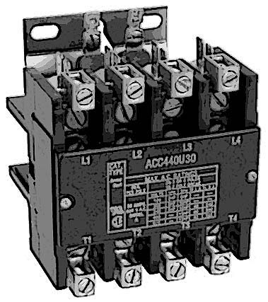 [ CONTACTOR (4 POLE,40 AMP,240V) ]