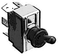 [ SWITCH, TOGGLE (DPDT, BLACK) - ]