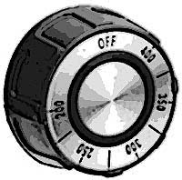 [ KNOB, TEMPERATURE CONTROL - LN ]