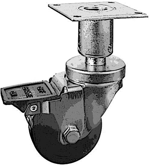 [ CASTER,SWIVEL(3PL MT,W/BRK) -  ]