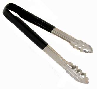 [ TONGS, SCALLOP (10 BLACK HDL)  ]