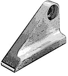 [ BRACKET, DOOR HANDLE (LEFT) -  ]