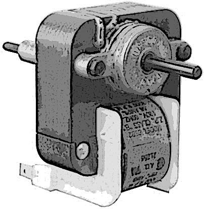 [ MOTOR, FAN (1/4 SHAFT,115V) -  ]
