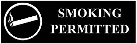 [ SIGN,SMOKING PERMITTED(WALNUT) ]