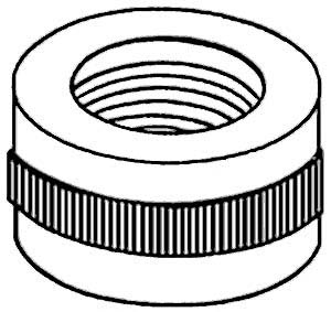 [ NUT (GUAGE GLASS, F/ 5/8 OD) - ]