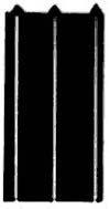 [ GASKET, RIBBED (3WIDE, 10') ]