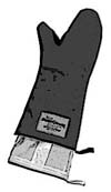 [ MITT W/REPL LINER(15CTN/POLY) ]