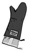 [ MITT W/REPL LINER(18CTN/POLY) ]