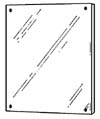 [ MIRROR, FRAMELESS (18X24,S/S) ]
