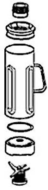 [ CONTAINER, S/S(W/CUTTER & LID) ]