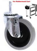 [ CASTER, SWIVEL(4,7/16 STEM) ]