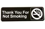 [ SIGN, NO SMOKING (BLACK, 3X9) ]