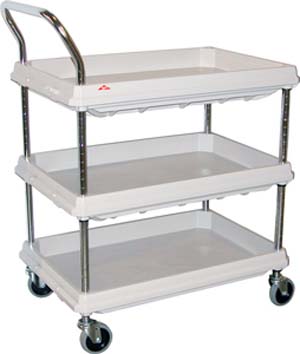 [ CART,UTILITY (3 SHELF,3D,GRY)  ]