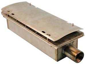 [ BURNER, LOWER (W/ SHIELD) - NI ]