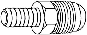 "NIPPLE,HOSE(1/4SAE M X3/8ID)"