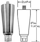 "LEG (1/2-13, 6H, ZNC, GRY)"