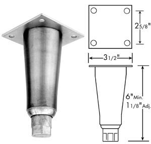 LEG (6H, ZNC, NP, 3.5 PLT)