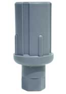 "FOOT(GRY PLST,F/1-1/4 PIPE RD)"
