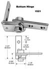 BRACKET, HINGE (LEFT, BOTTOM)