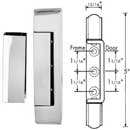 HINGE,EDGEMOUNT(CP BRASS)