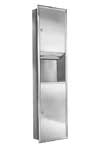DISPENSER, TOWEL (W/WASTE REC)