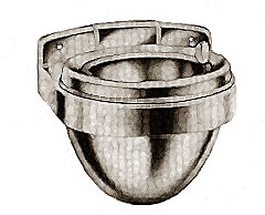 ASH TRAY(7.75DIA,WALL MT,S/S)