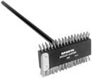 BRUSH, GRATE (STEEL, W/HNDL)
