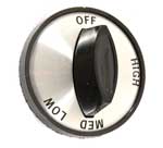 KNOB, BURNER CONTROL