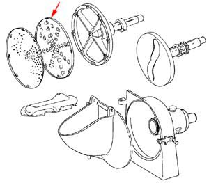 PLATE, SHREDDER (1/2)