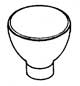 KNOB, PLASTIC (RED)