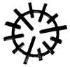 GRATE, SPIDER (8-3/4OD, BLK)