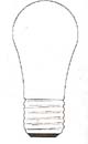 BULB, SHATTER RESISTANT (25W)