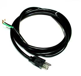 CORD, POWER(18/3,120V,8FT,SJT)