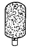 BRUSH, GLASS WASHER (8-1/2L)
