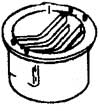 CUP, BLADE (6 SECTION SLICE)