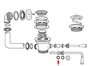 "O-RING, HANDLE (TWIST WASTE)"