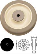 WHEEL(3-1/2,3/8ID,W/BSH,GRY)